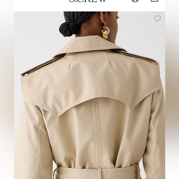 J. Crew | Double-breasted Trench Coat BRAND NEW - Picture 4 of 7